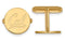 Gold-Plated Sterling Silver, University Of California Berkeley Cuff Links, 16MM
