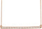 Diamond Bar 14k Rose Gold Pendant Necklace, 18" (1/3 Cttw)