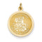 14k Yellow Gold St. George Medal Charm (28x20MM)