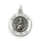 Sterling Silver St. Peregrine Medal (20X15 MM)