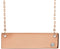 Diamond Bar Necklace, 14k Rose Gold 18"( .03 Ct, Color G-H, I1 Clarity)