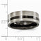 Black Ti Collection 8mm Flat Profile Titanium Band