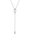 Geometric Necklace in Rhodium-Plated 14k White Gold, 16-18"