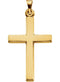 Chapel Cross 14k Yellow Gold Pendant (26.8X16.5 MM)