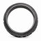 Pallas Collection Black Titanium Casted Design 7mm Bands