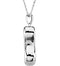 Sterling Silver Infinite Love Ash Holder Pendant Urn Cremation Memorial Necklace, 18"