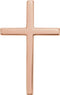 True Cross 14k Rose Gold Pendant (17.7x11.2MM)