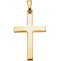 Cross Pendant, 14k Yellow Gold (30.20x15.90MM)