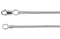 61-Stone Diamond Round Alligator Skin Design Pendant Necklace, 14k Yellow Gold and Sterling Silve, 18" (1/3 Ctw)
