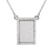 Diamond Bar Necklace, Rhodium-Plated 14k White Gold, 18" ( 0.125 Ctw, G-H Color, I1 Clarity)