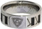 Masculine Titanium Management Ring with Engraving 8mm Comfort Fit Titanium Band, Size 4.5