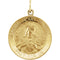 14k Yellow Gold Nino De Atocha Medal (15 MM)