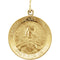 14k Yellow Gold Nino De Atocha Medal (15 MM)
