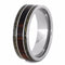 Deer Antler, Ironwood 8mm Comfort-Fit Titanium Wedding Band