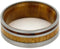 Ironwood, Bamboo, Titanium 7mm Comfort-Fit Matte Titanium Lignum Vitae Wood Ring