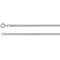 Embossed Cross in a Latin Cross Sterling Silver Necklace, 18"
