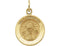 14k Yellow Gold Round Holy Communion Medal (18.25 MM)