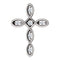 Platinum Diamond Everlasting Cross Pendant (.1 Ctw, G-H Color, SI2-SI3 Clarity)