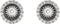 Platinum Diamond Cluster Earring Jackets (6.1 MM) (0.2 Ctw, G-H Color, SI2-SI3 Clarity)