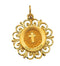 14k Yellow Gold Confirmation Medal (20x18.5 MM)