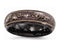 Rain Collection Black Ti Anodized Copper 6mm Domed Band