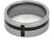 Cross Inlay of Deer Antler 8mm Comfort-Fit Titanium Wedding Band