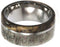 Deer Antler, Buckeye Burl 10mm Comfort-Fit Titanium Wedding Band