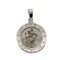 14k White Gold St. Christopher Medal (18 MM)