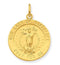 Sterling Silver and 24k Gold -plated Our Lady of Guadalupe Medal