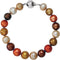 Multi-Color Earthtone Freshwater Cultured Pearl Bracelet, 7.75" (10.0-11.0 MM)