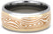 Copper and Silver Mokume 10mm Comfort-Fit Titanium Band