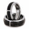 Dinosaur Bone Comfort-Fit His and Hers Titanium Wedding Band Set