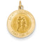 14k Yellow Gold St. John Baptist Medal Charm (23X15MM)