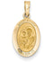 14k Yellow Gold St. Joseph Medal Charm (22X11MM)