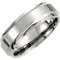 Titanium 7mm Stepped-Edge Comfort-Fit Band