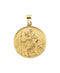 18k Yellow Gold St. Christopher Medal (13 MM)