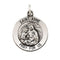 14k White Gold St. Anne Medal (14.5 MM)