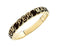 14k Yellow Gold 3.5MM Antiqued 'To Jesus through Mary' Total Consecration Ring