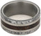 Dinosaur Bone, Gibeon Meteorite 8mm Comfort-Fit Matte Titanium Wedding Band, Size 9.5