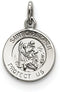 Sterling Silver Saint Christopher Medal (18X11MM)