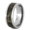 Camo Woodland Print Inlay 8mm Comfort-Fit Titanium Wedding Band