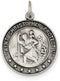 Sterling Silver St. Christopher Medal (31X21MM)