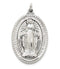 Sterling Silver Miraculous Medal (43X26MM)