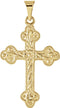 Botonee Cross 14k Yellow Gold Pendant (23.50X17MM)