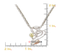 Ave 369 Curly Vine Pendant Necklace, Sterling Silver, 12k Green and Rose Gold Black Hills Gold Motif, 18"