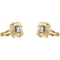 Ave 369 14k Yellow and White Gold Square Cuff Links, 16.5MM