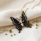 Black Butterfly Necklace, 12k Green and Rose Gold Black Hills Gold Motif, 18''
