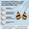 Teardrop Onyx Earrings, 10k Yellow Gold, 12k Green and Rose Gold Black Hills Gold Motif