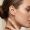 Marquise Shape Earrings, 10k Yellow Gold, 12k Green and Rose Gold Black Hills Gold Motif