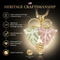Two Leaf Necklace, 10k Yellow Gold, 12k Pink and Green Leaf Black Hills Gold Motif, 18"